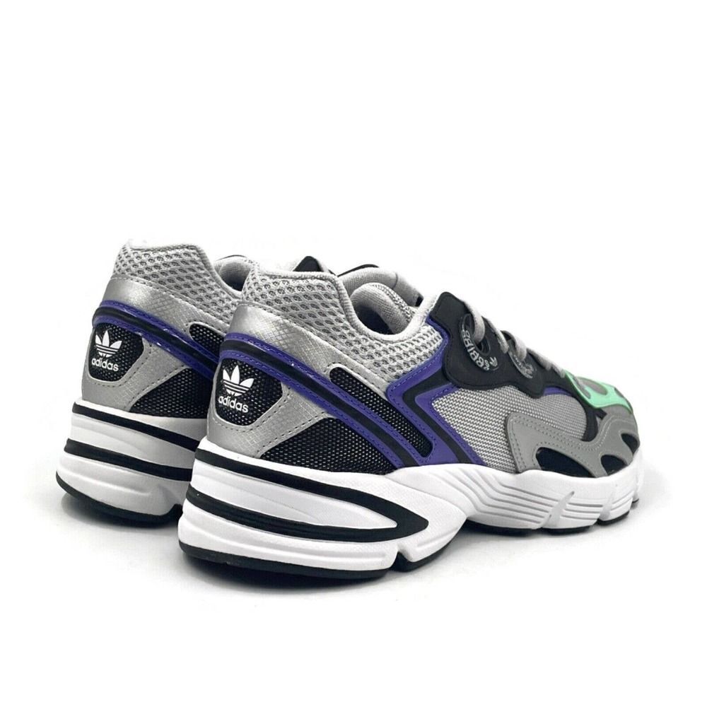 Adidas Astir Women Casual Retro Tennis Shoe Gray Black Running Sneaker - Picture 7 of 9
